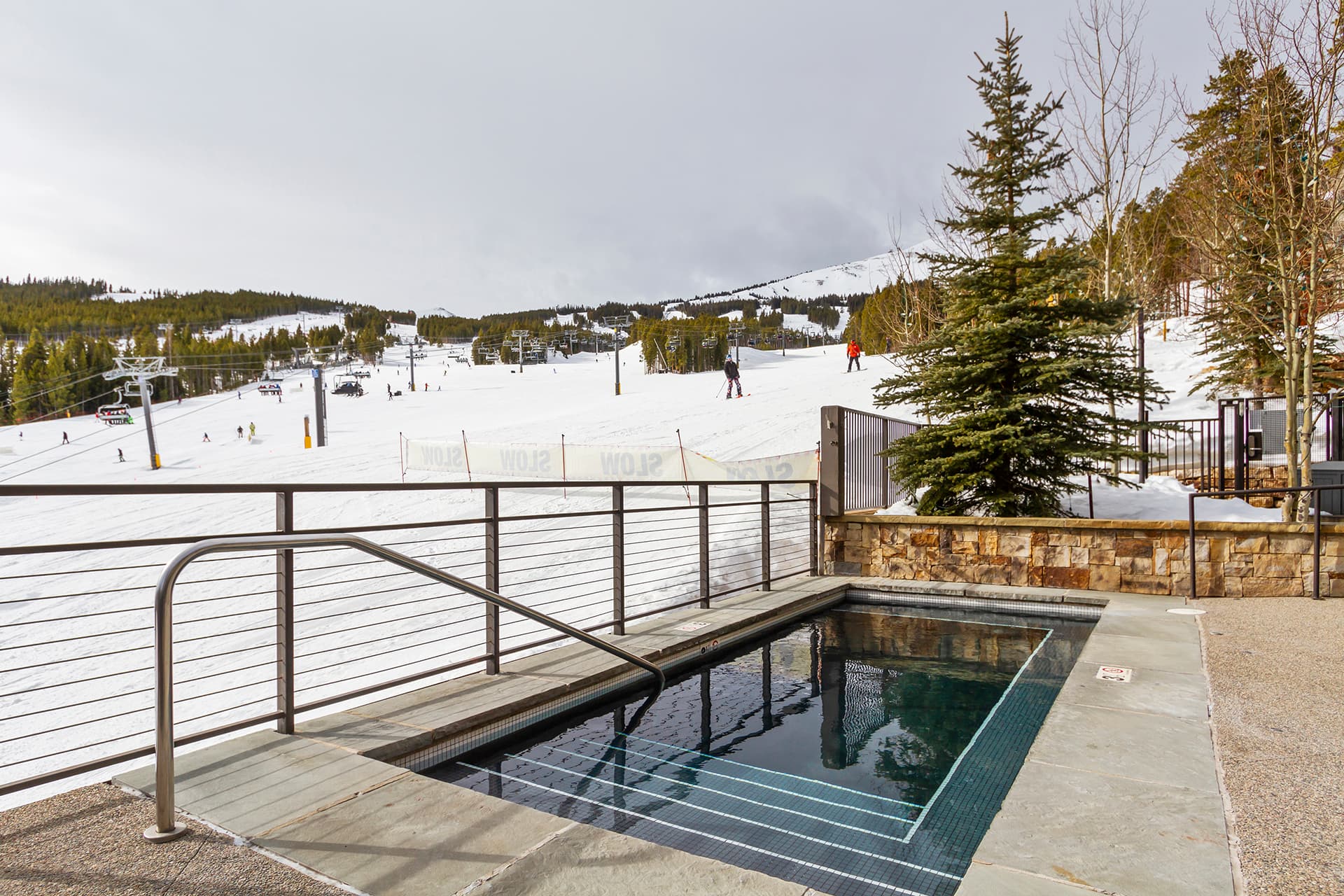 one of many hot tubs with views
