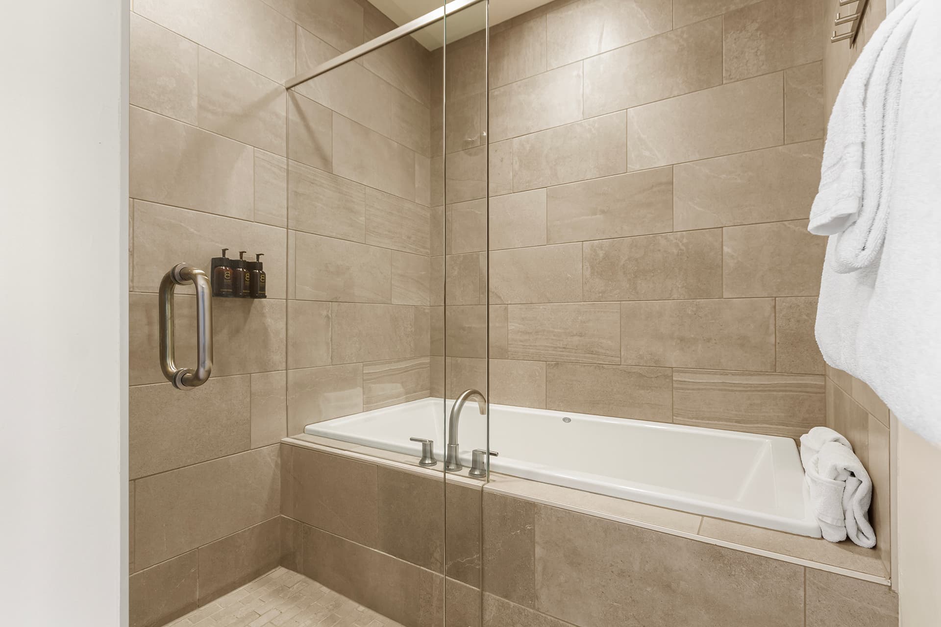 Master bathroom tub