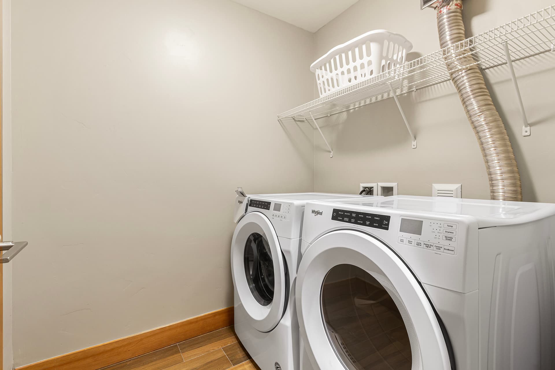 in unit laundry room