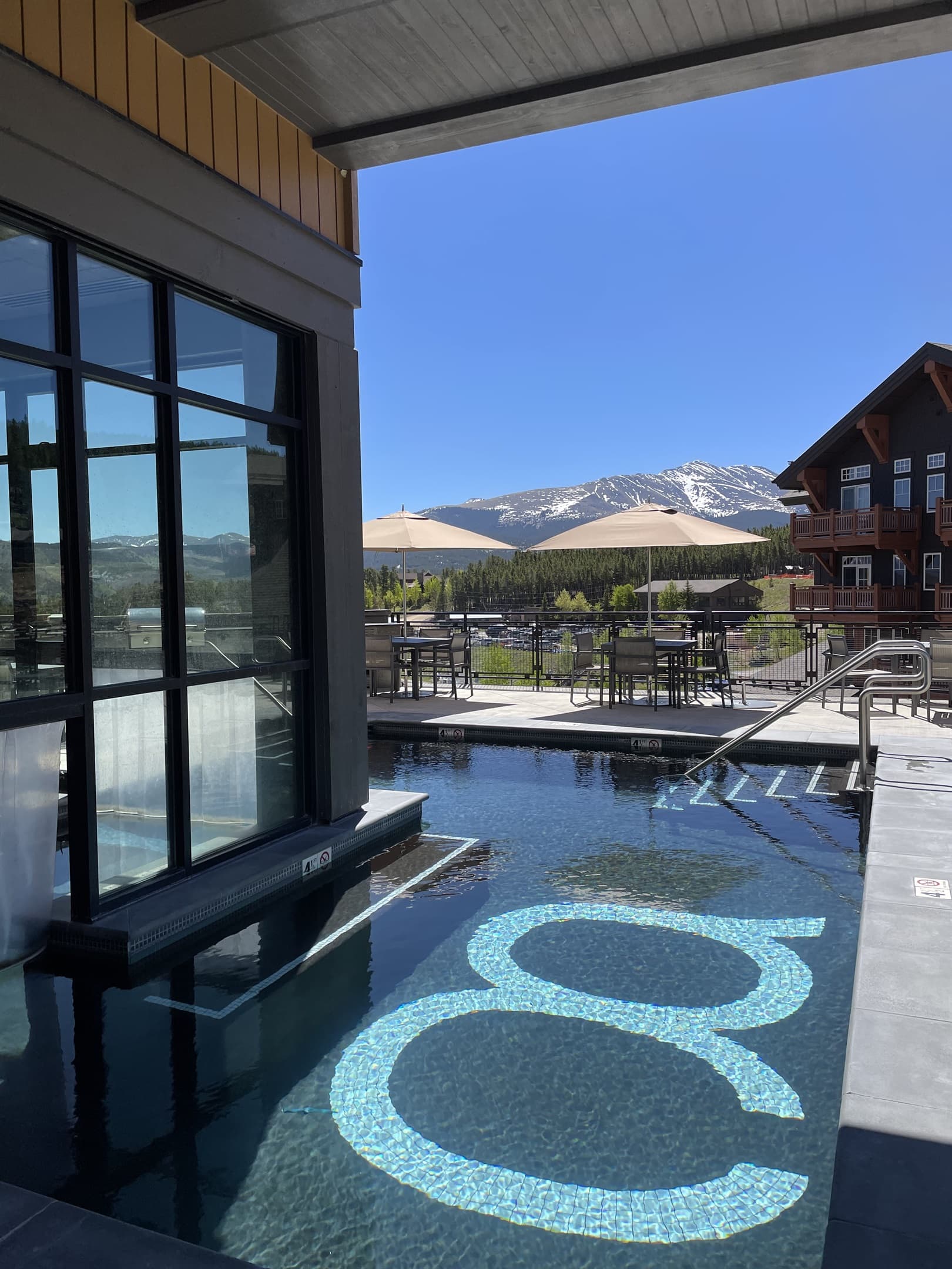 Indoor/outdoor heated pool