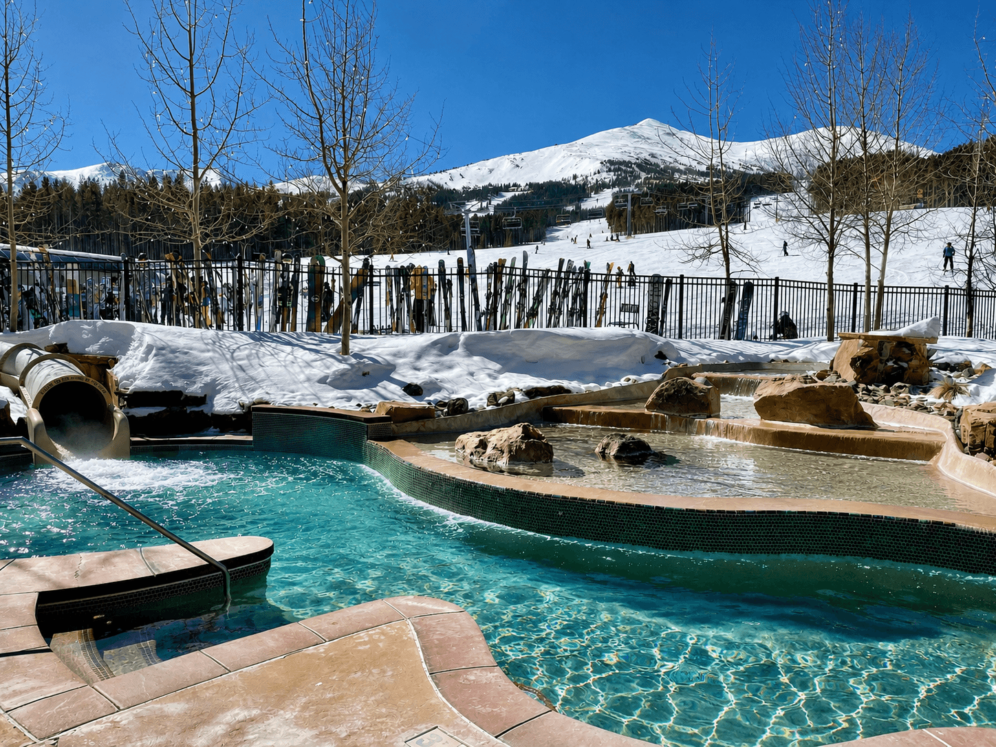 Ski-In/Ski-Out Pool & Hot Tubs at Peak 7