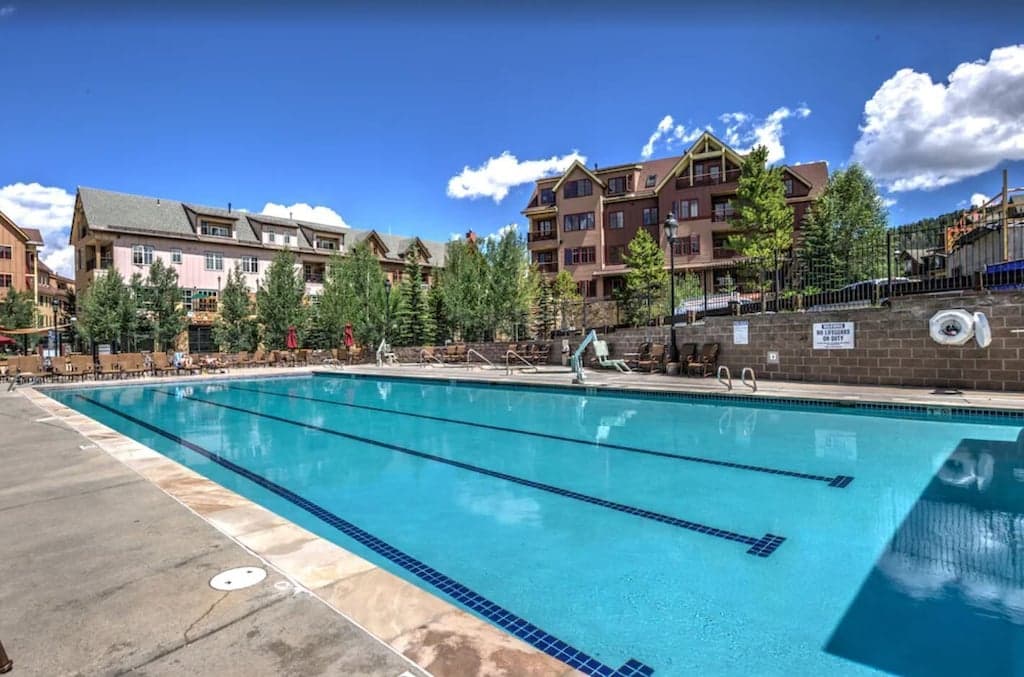 outdoor heated pool & 4 hot tubs