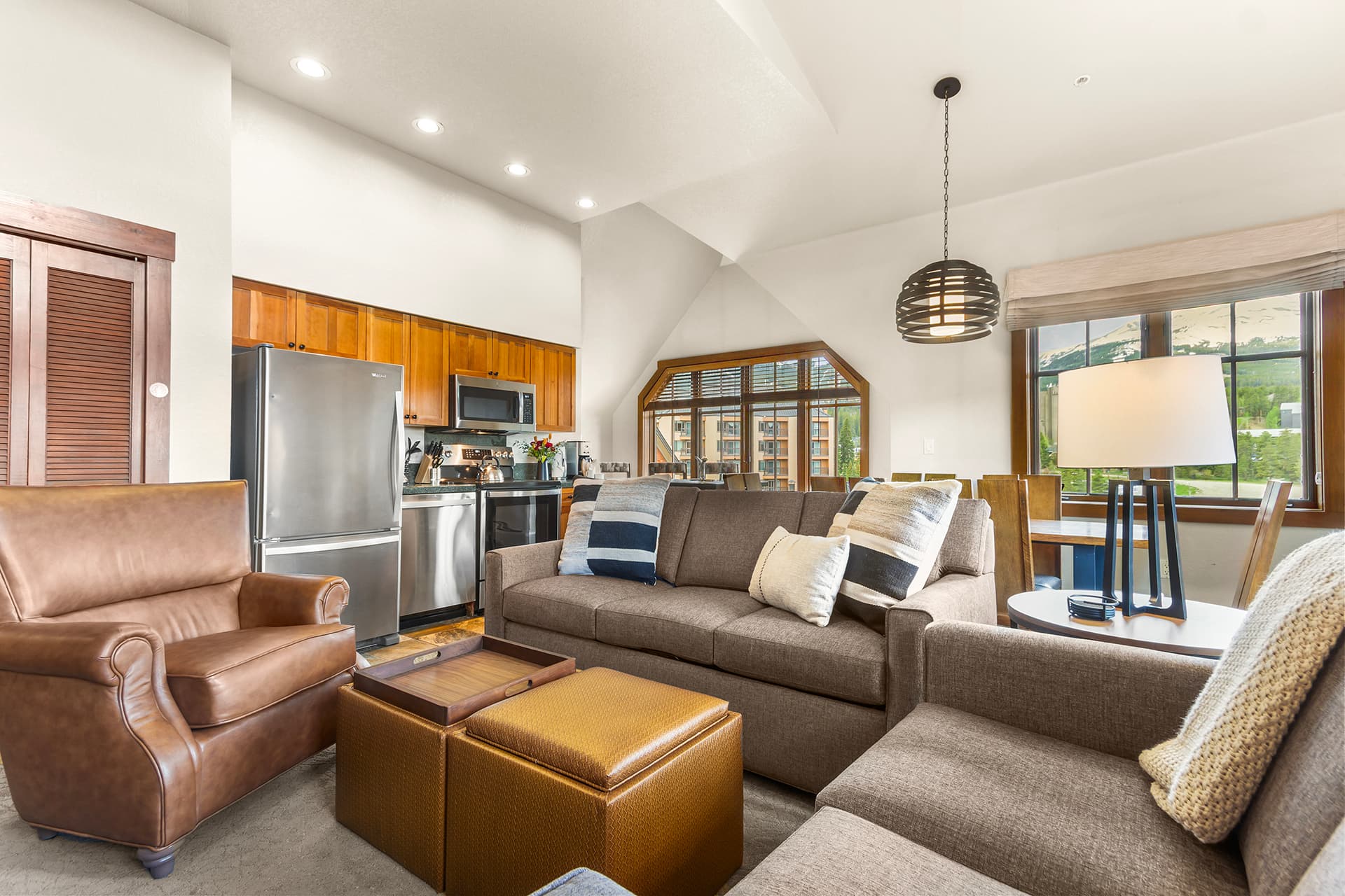 Queen sleeper sofa in living room