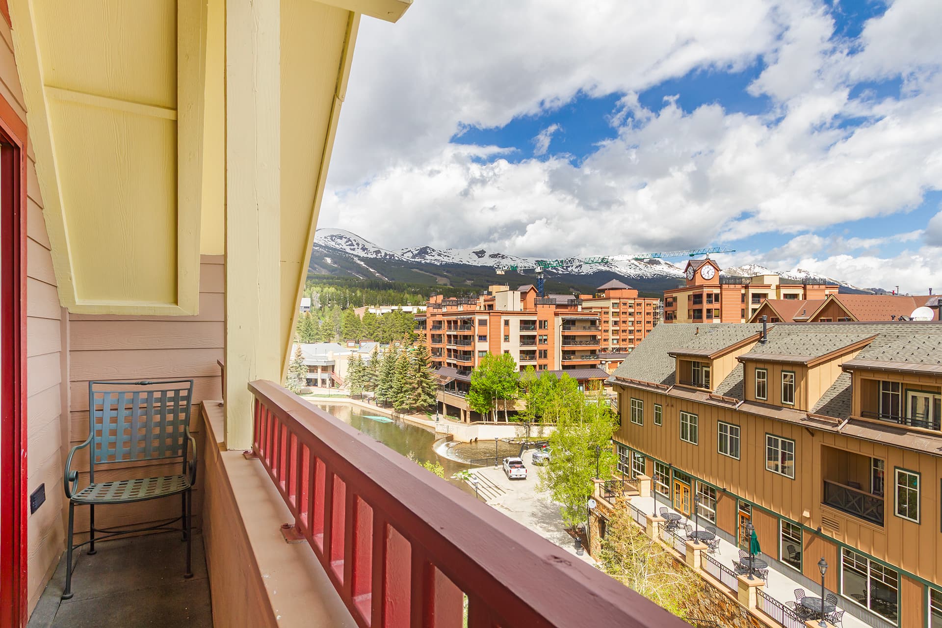 Deck views of mountain