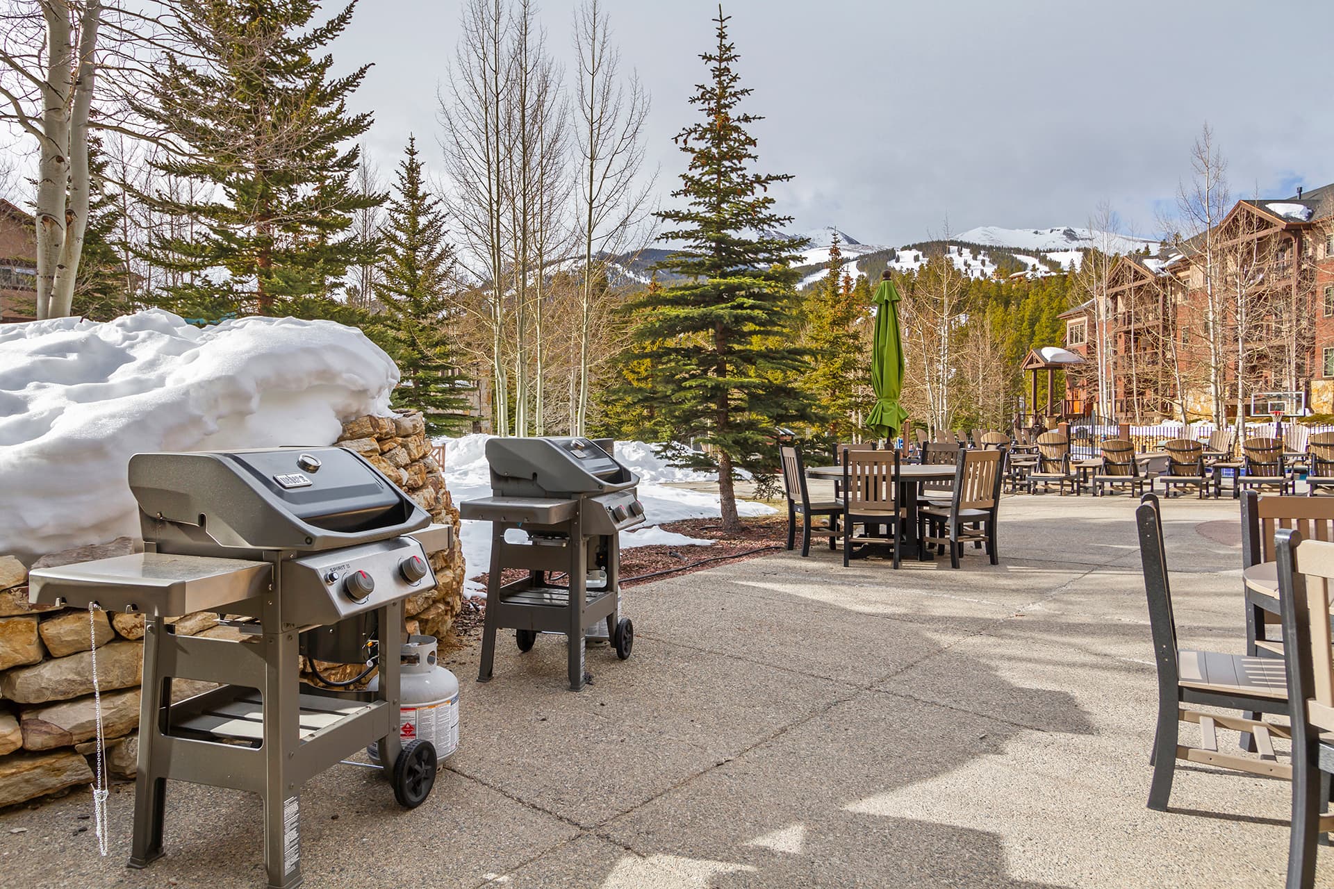 Grilling area