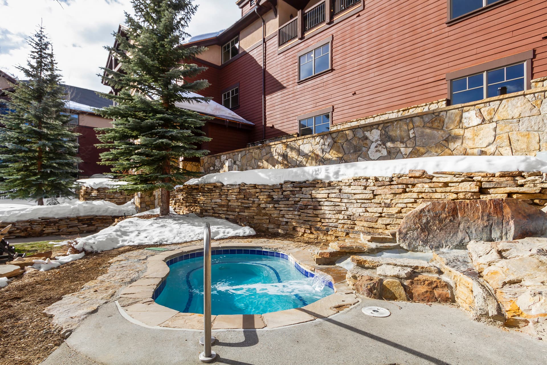 One of several hot tubs
