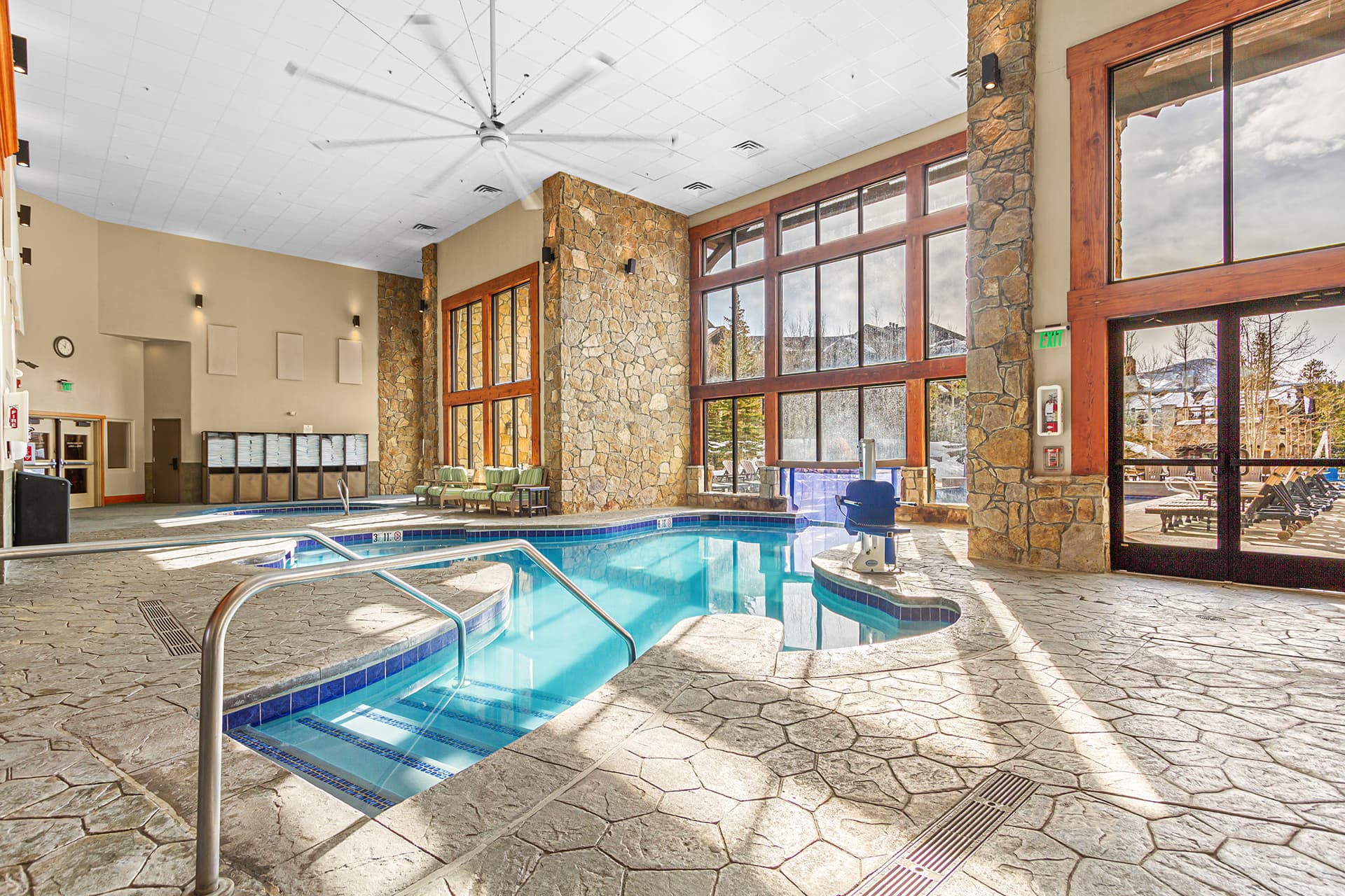 indoor pool area
