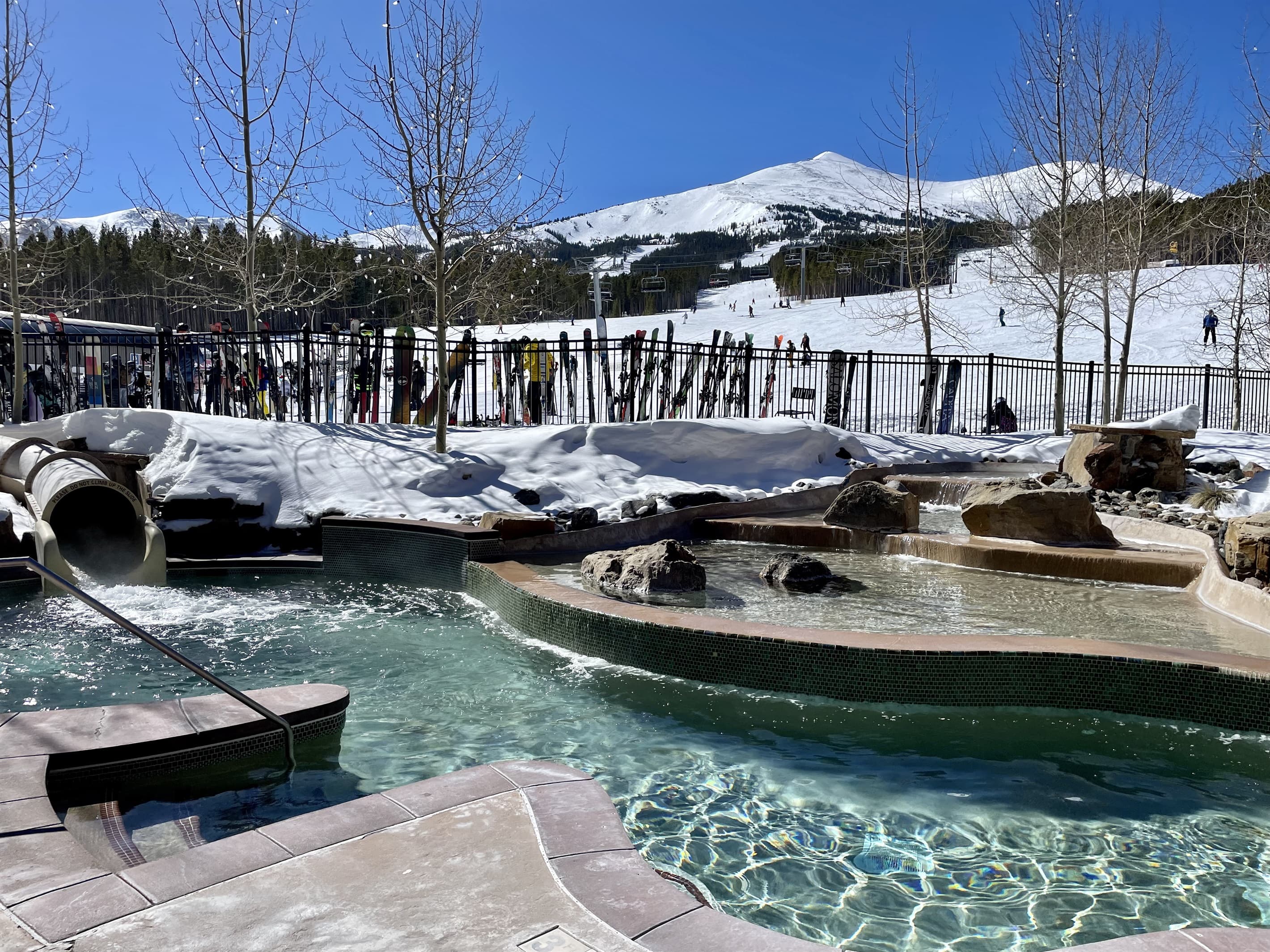 outdoor heated pool