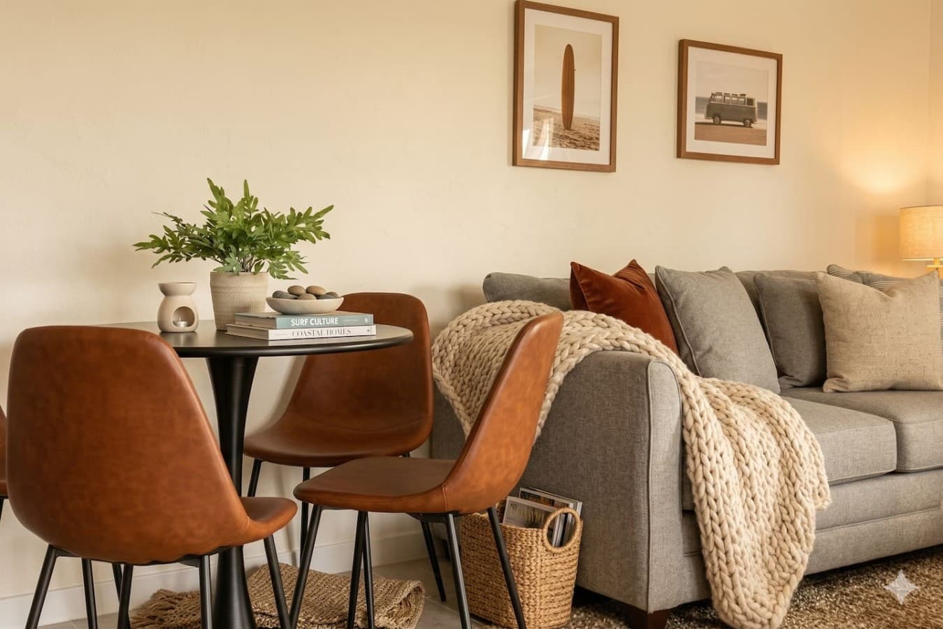 A dining table for eating in or taking out
*Some items used for the photoshoot only*