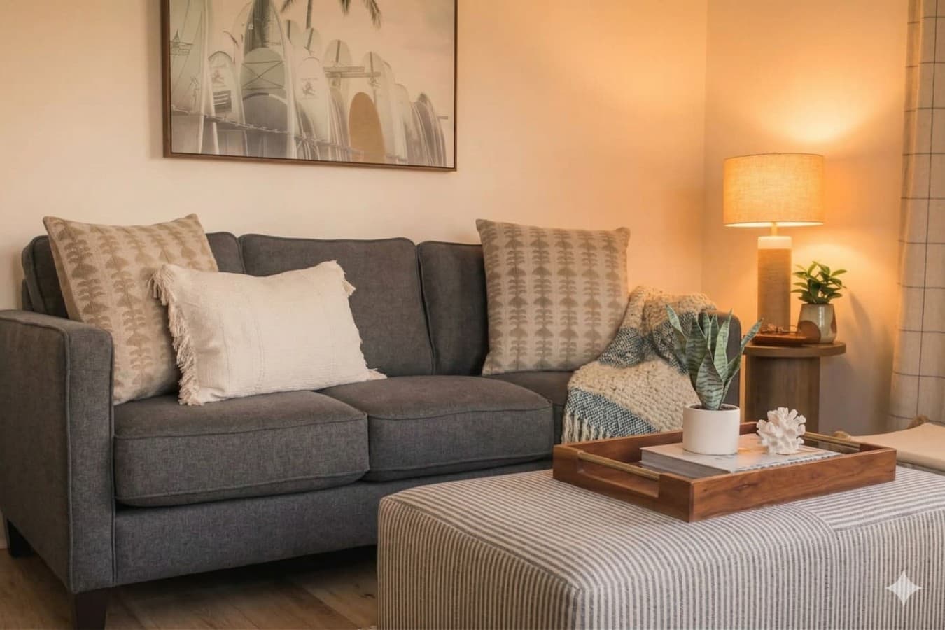 Enjoy a wonderful and comfy beach condo!
*Some items used for the photoshoot only*