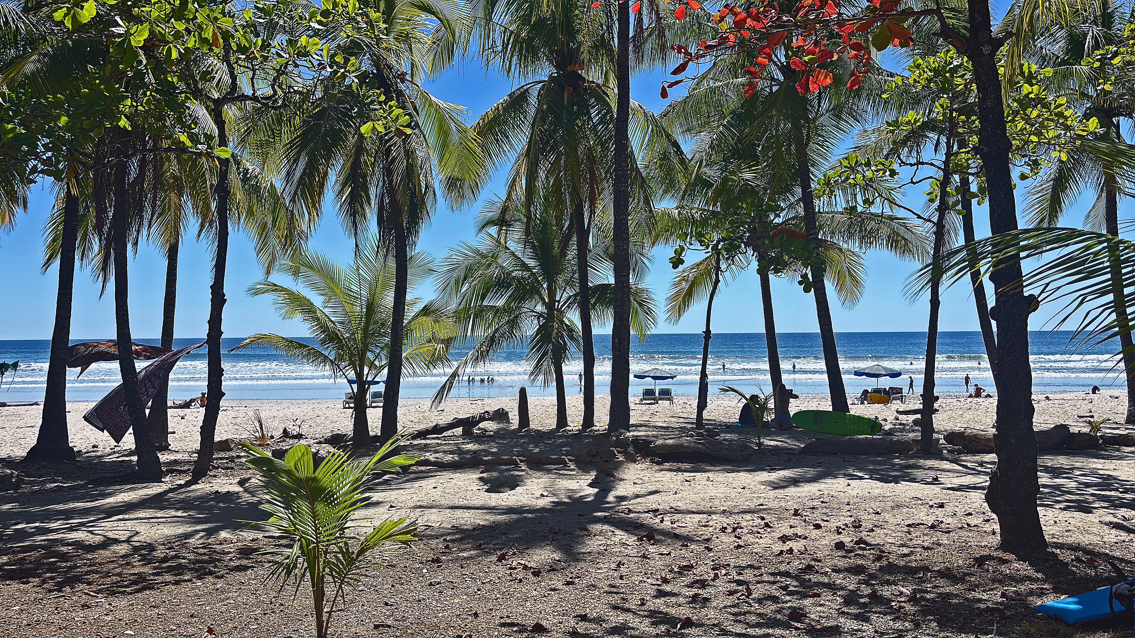 Mantas Beach from the gate door