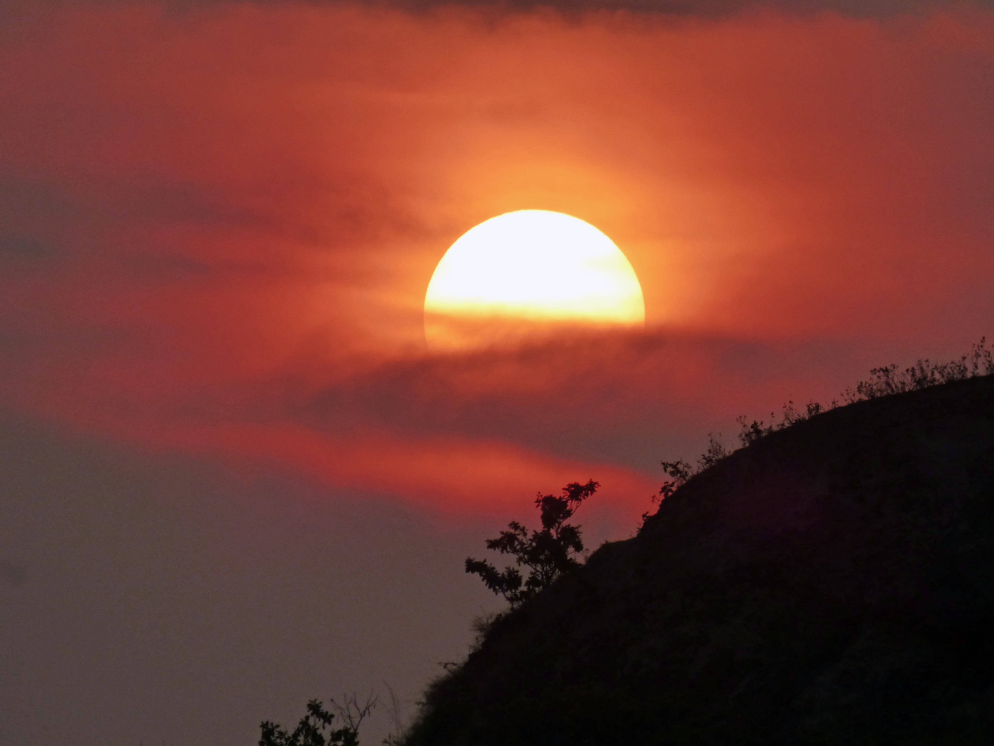 Sunset From Building