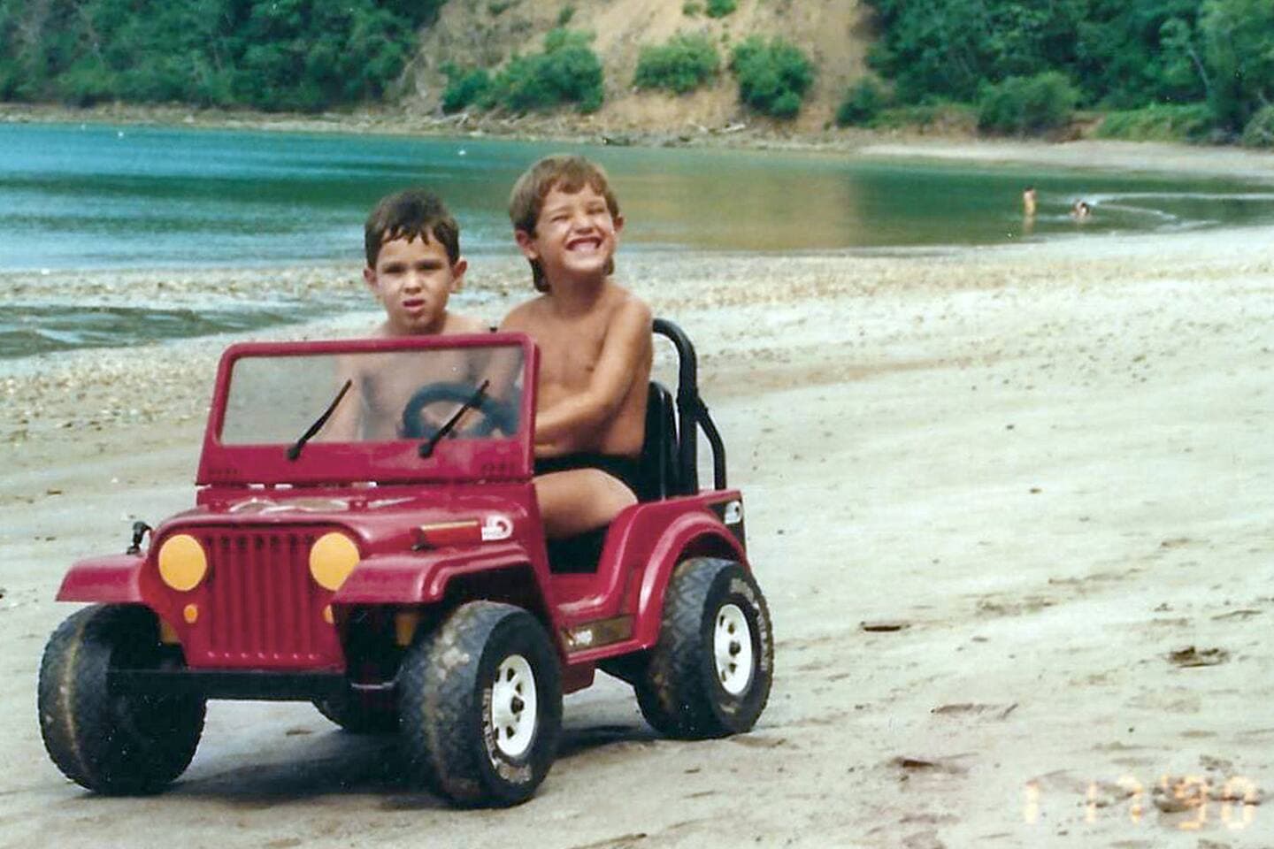 January 1990, A family moment in Playa Mantas. My son Mario enjoying a beach that has always been part of our story. We camped here for years, and now it means so much to share this little paradise with you. Thank you for supporting our condo.