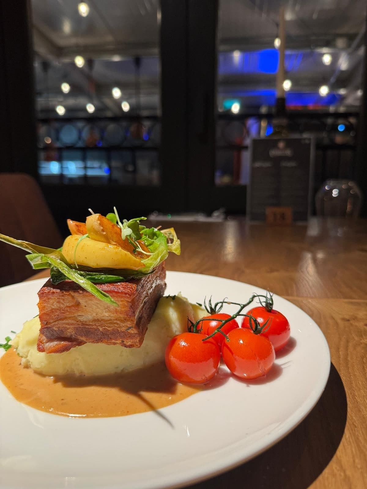We offer professional private chef catered dinners.