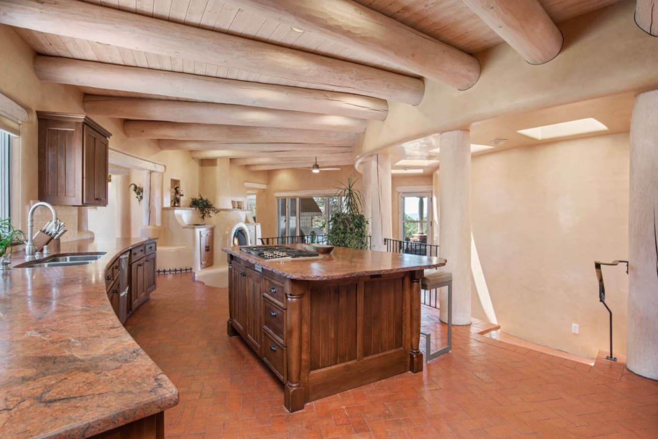 Kitchen with Wolf Gas CookTop