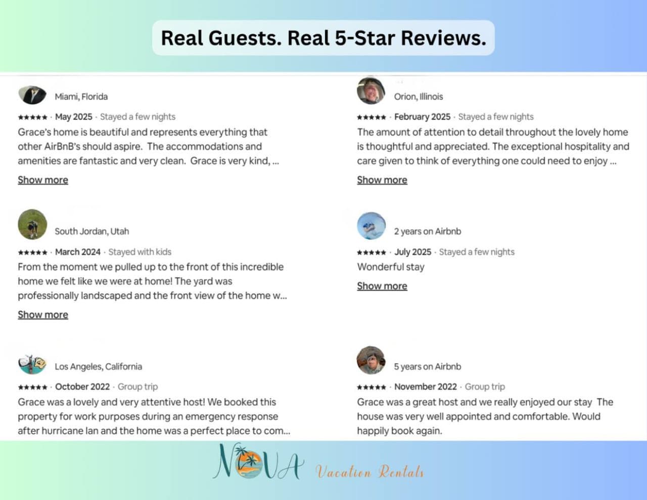 5 Star Reviews