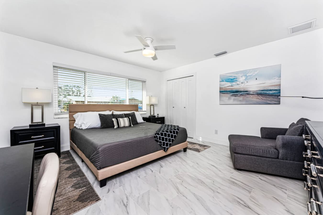 Bedroom #1: King Size Bed