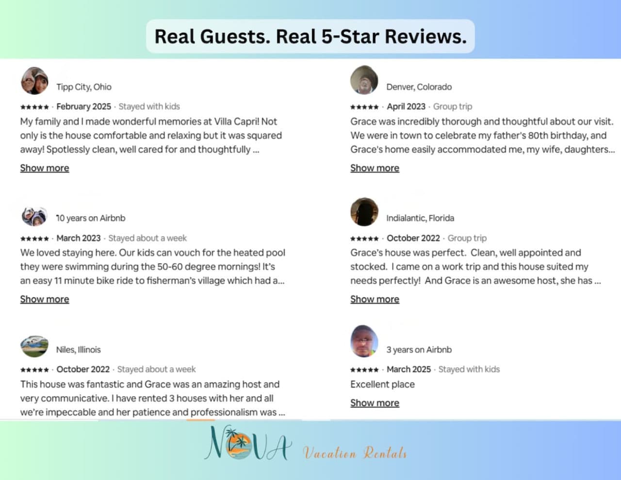 5 Star Reviews
