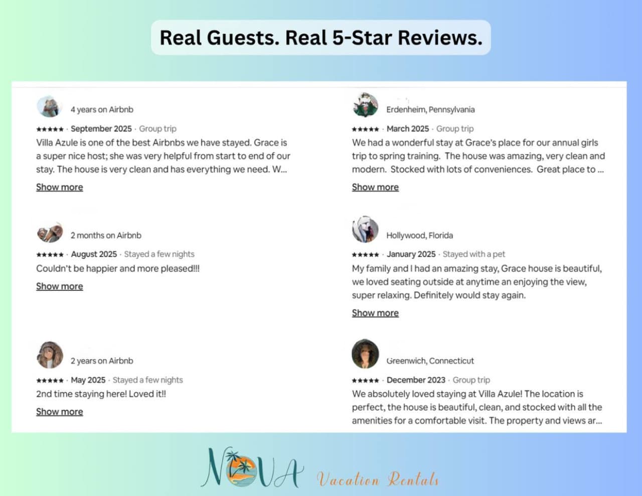 5 Star Reviews