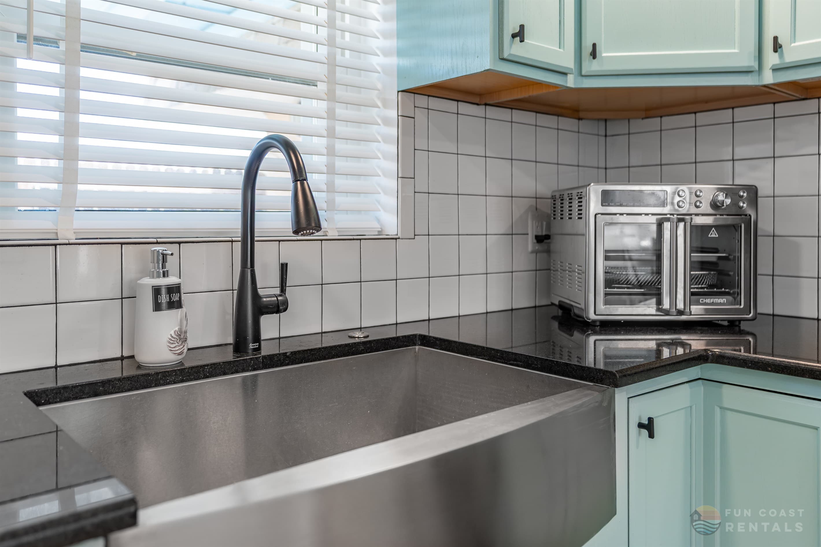 Updated Kitchen with farm sink!