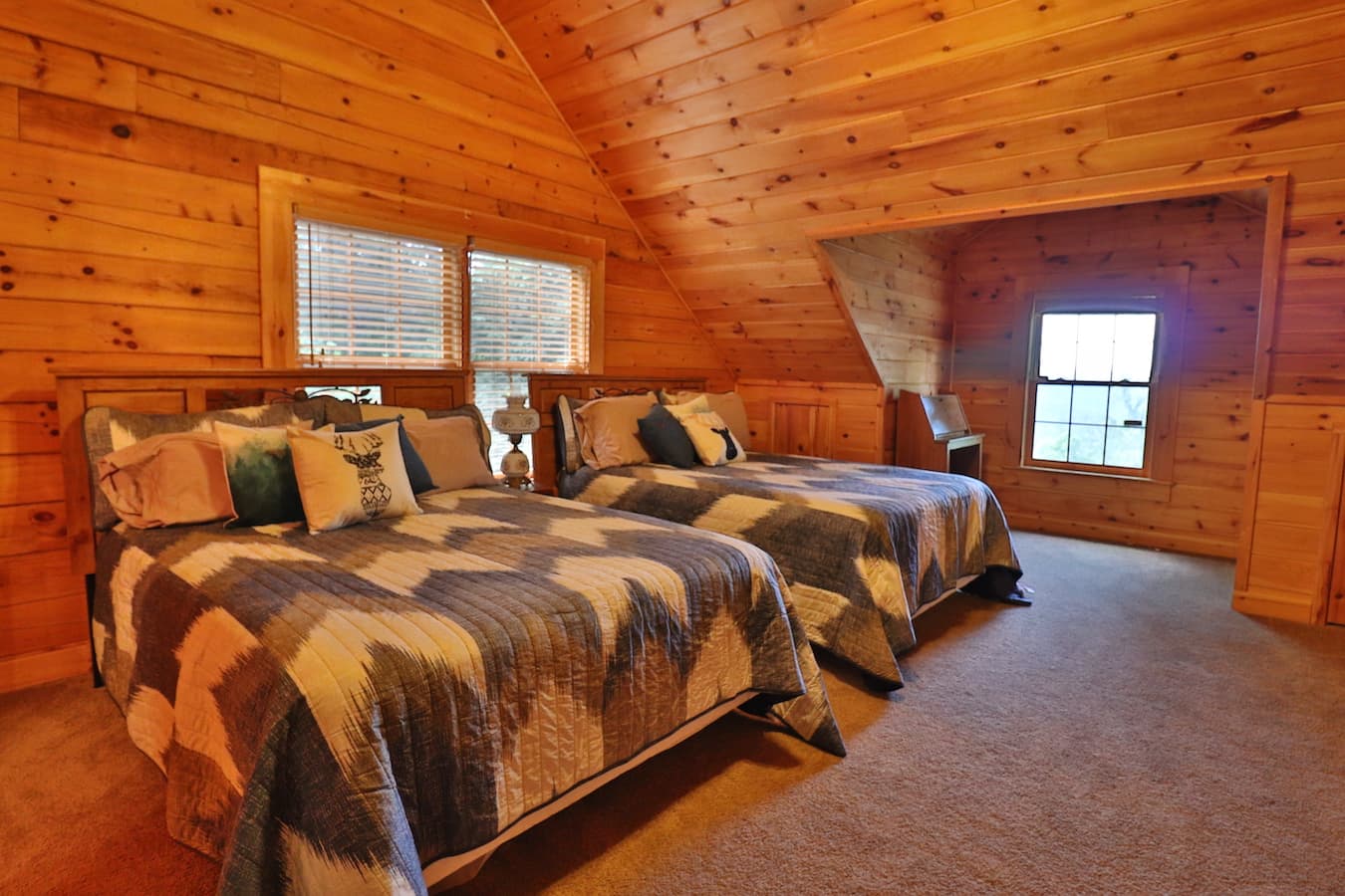 Upstairs bedroom 2 of 2 (dual queen beds)