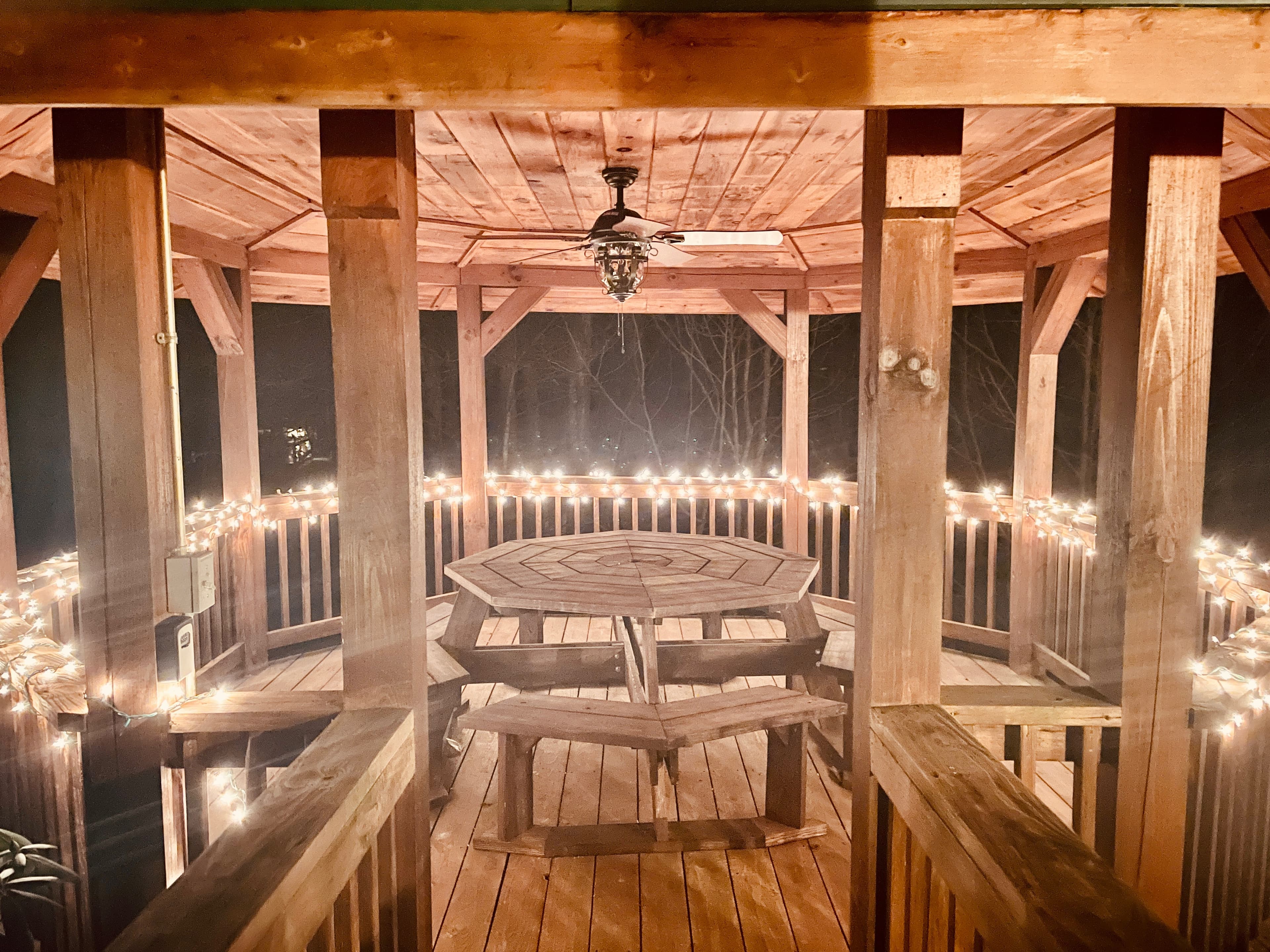 Gazebo at Christmas