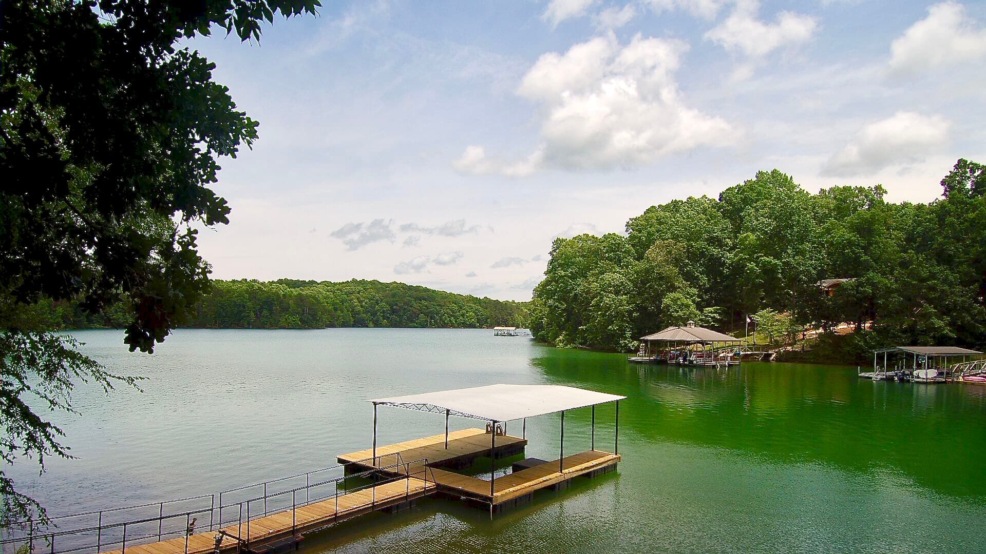 Lakefront Gem Private Dock with sunbathing platform, swim steps
