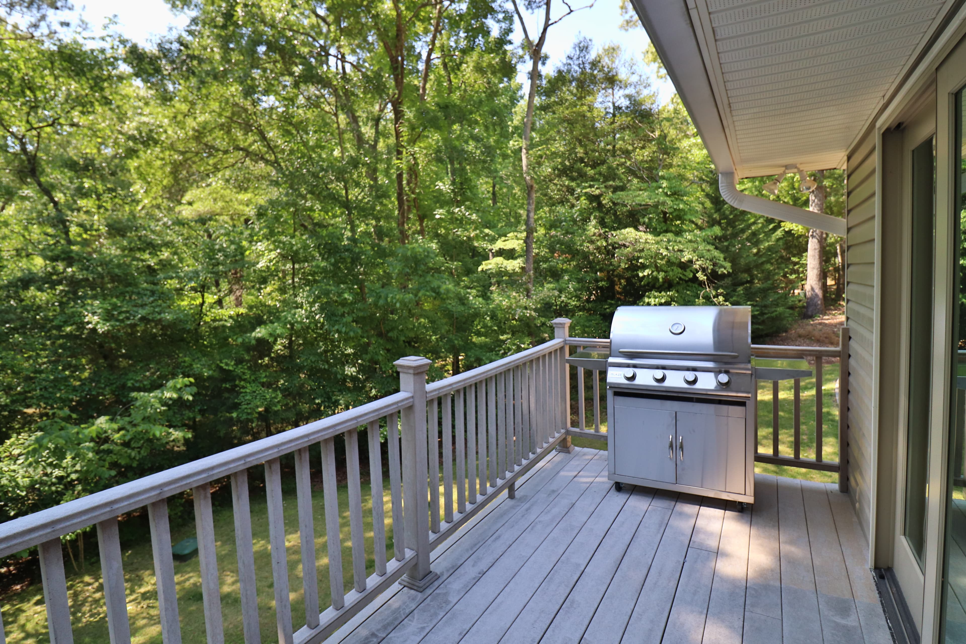 Lakefront Gem Main deck grill 2