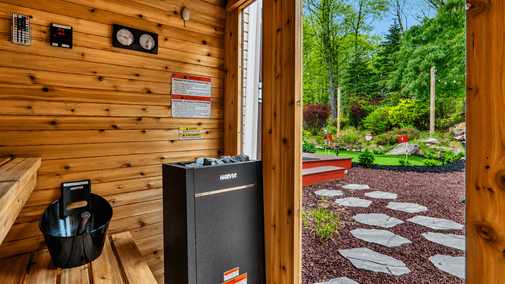 Step into pure relaxation 🌿🔥 Our cedar cube sauna fits up to 6 guests—breathe deep, unwind, and enjoy the warmth after a day of adventure.