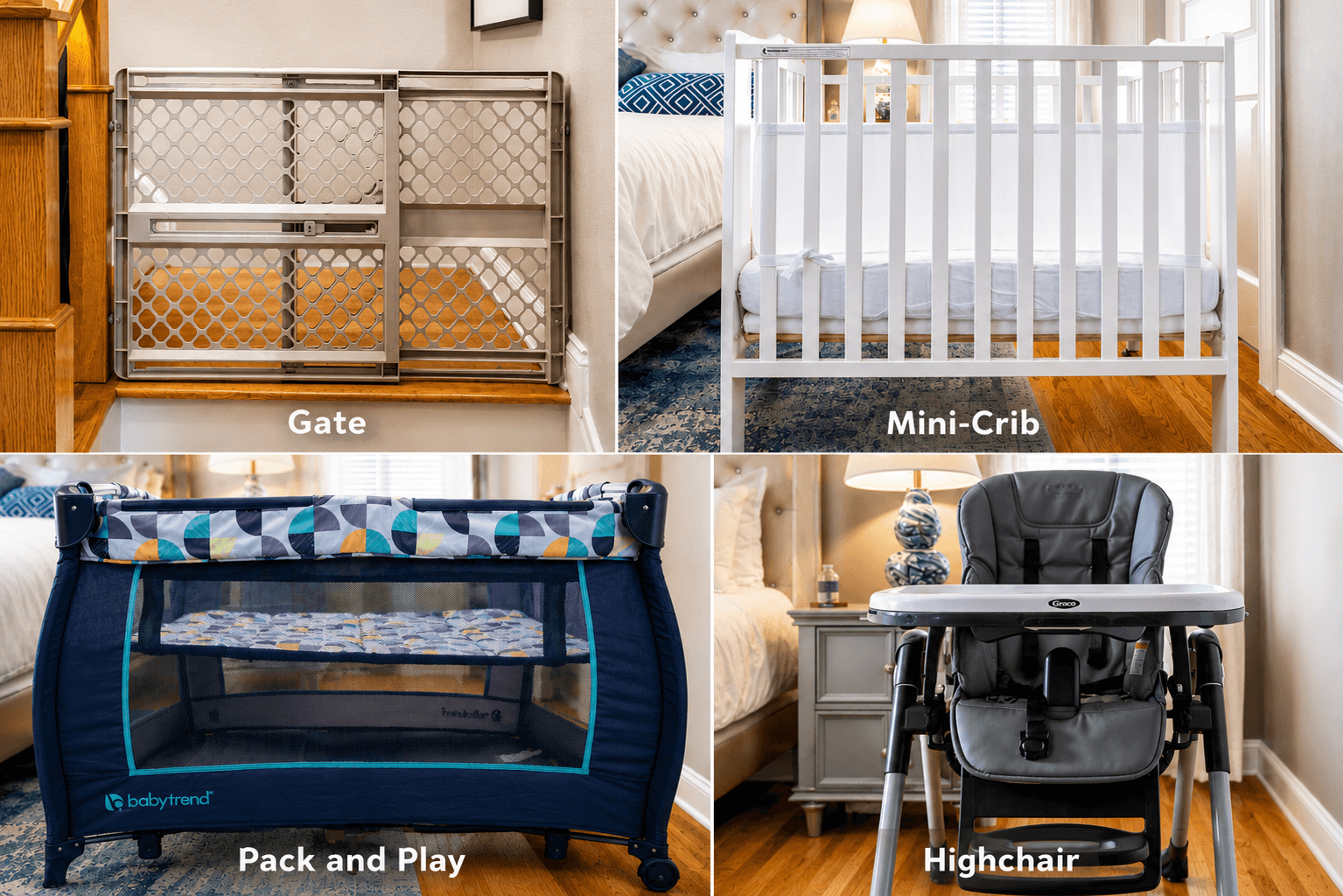 Family-friendly amenities include a gate, crib, pack-and-play, and highchair - everything you need for little ones!