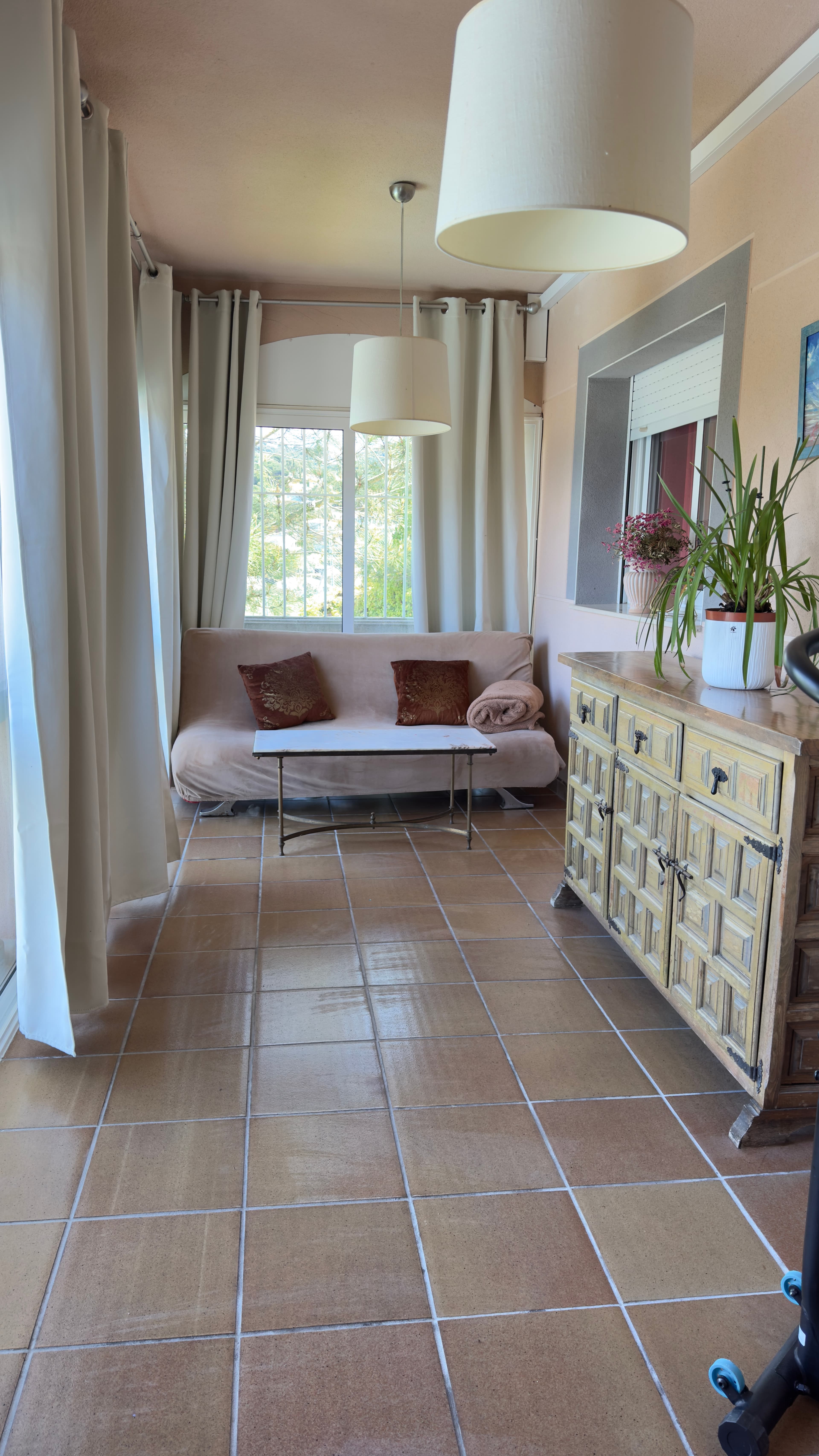 Terraza con Sofá-Cama y Vistas