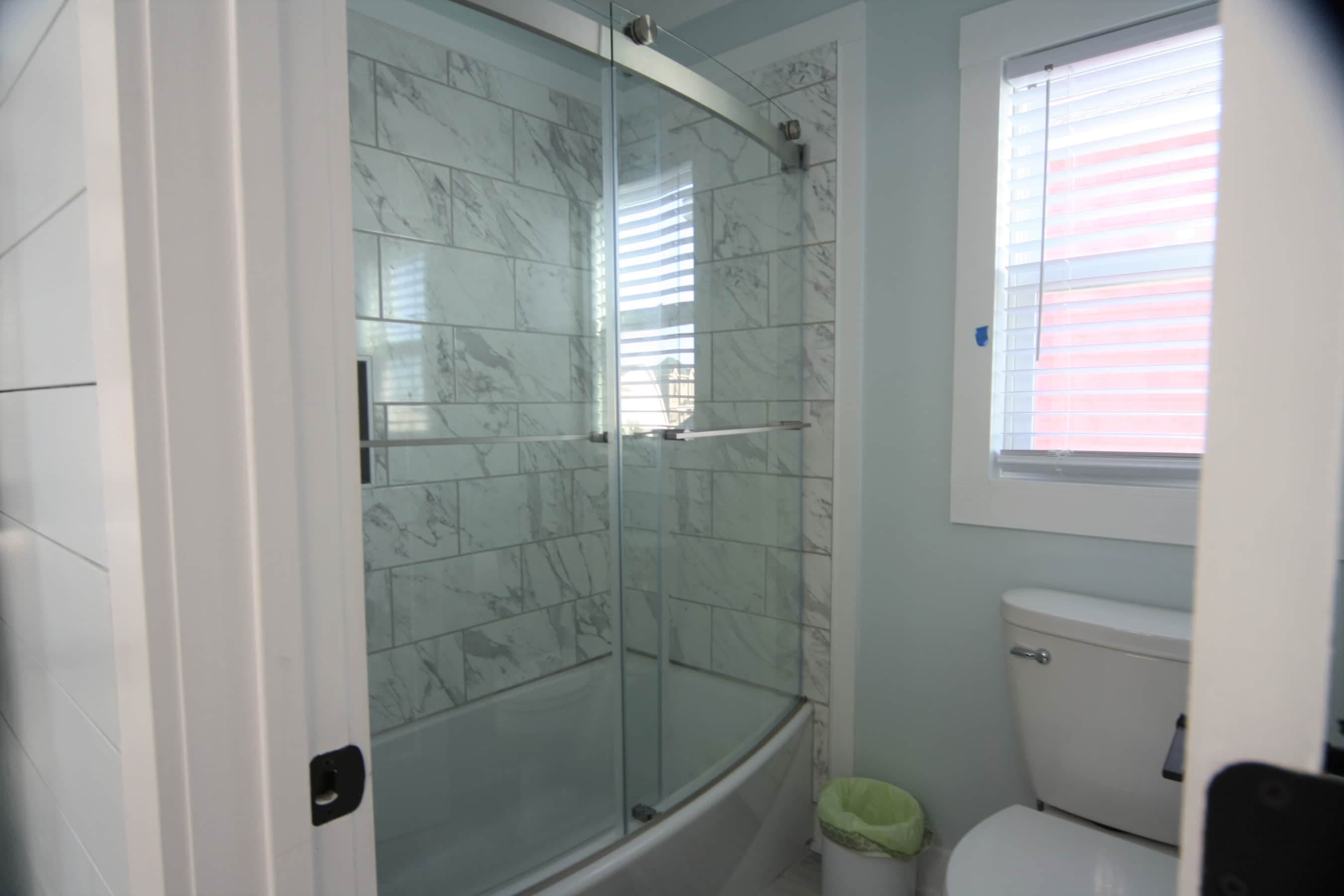 Jack N Jill Bath- Shower/Tub Combo  