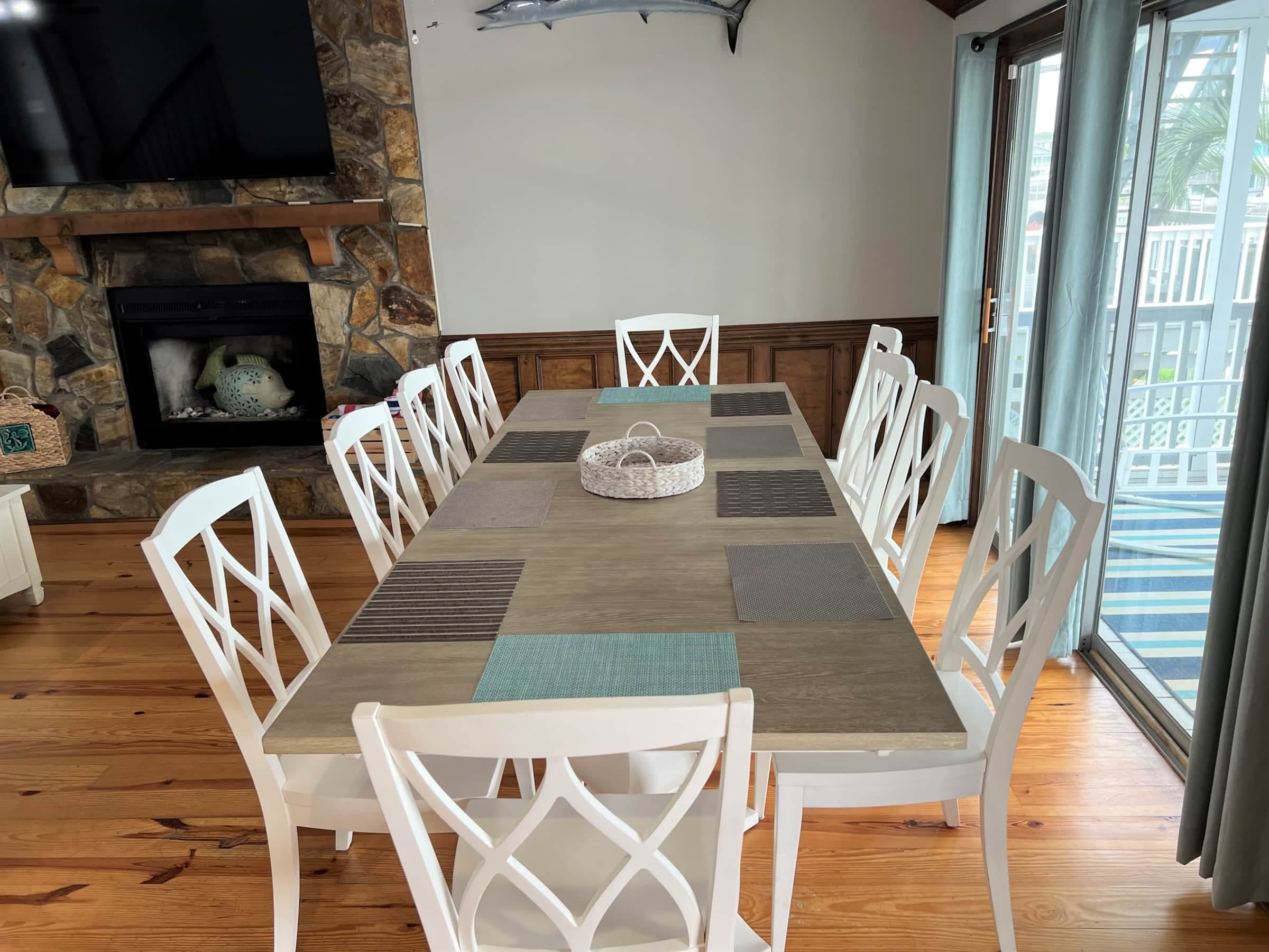 Brand New Dining Room Table that fits up to 10 people