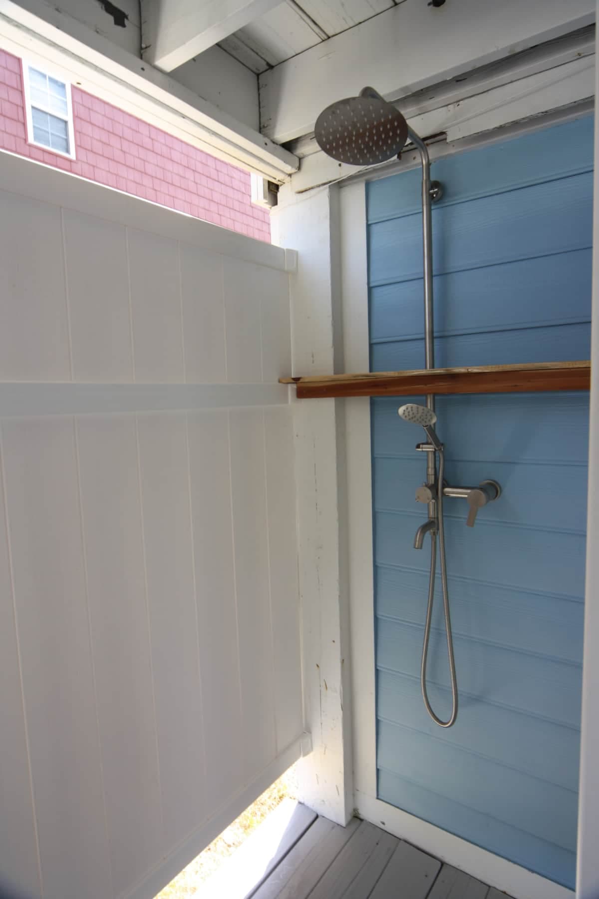 Inside Outdoor Shower