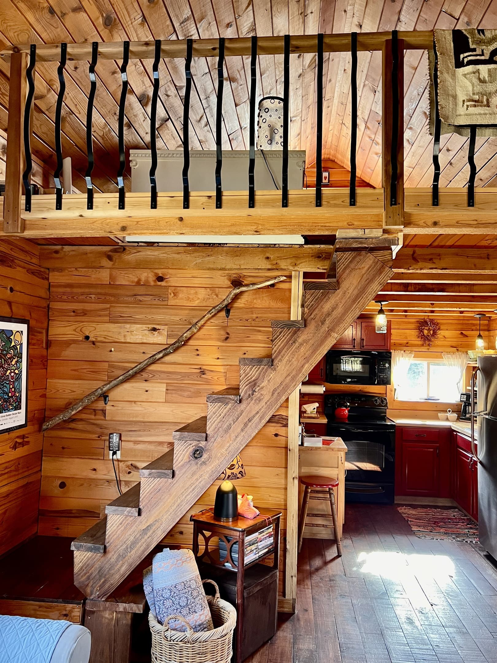 Stairs to big loft