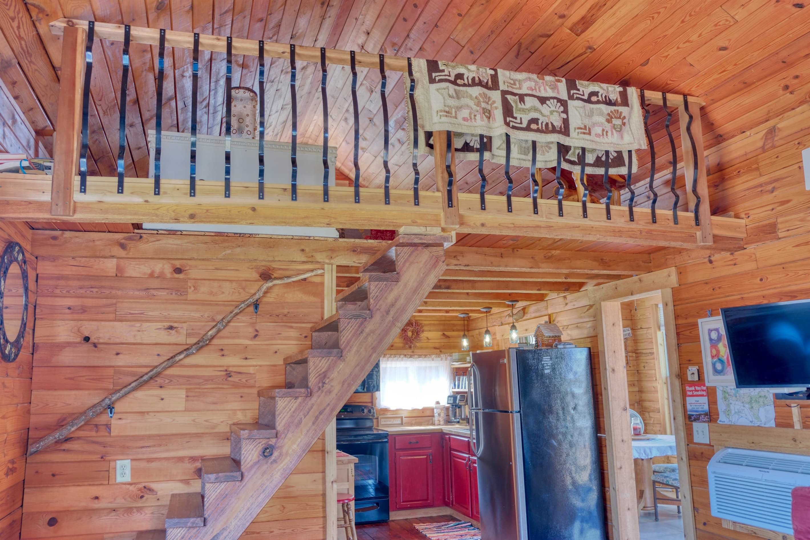 Stairs are steep