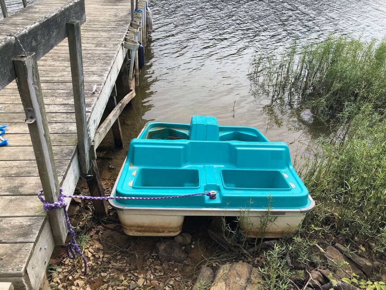 Paddleboats included with rental
