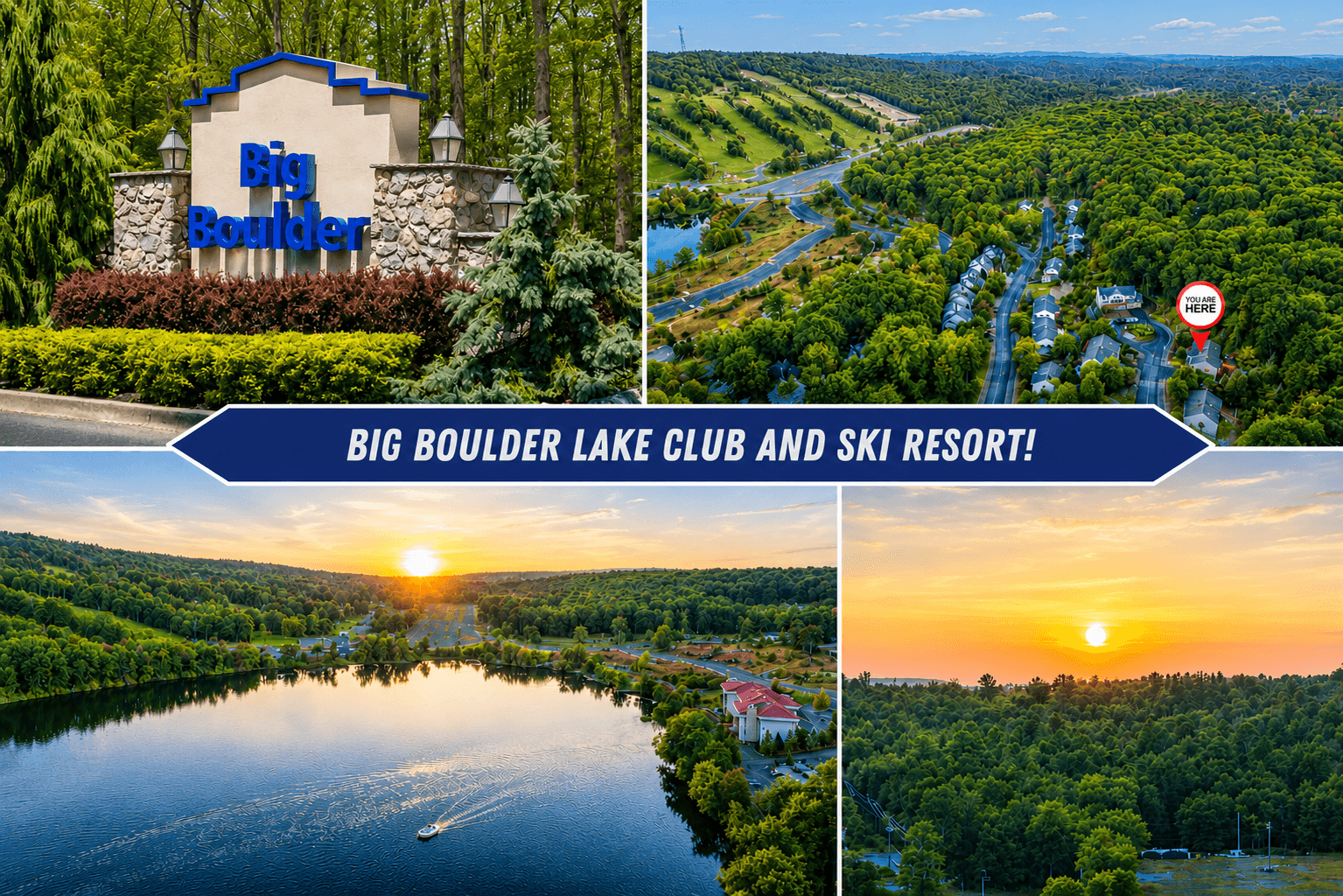 Minutes from Big Boulder Lake Club & Ski Resort - 1.5 miles from your vacation home.  Enjoy year-round recreation with skiing in the winter, lake days in the summer, and breathtaking mountain views in every season.