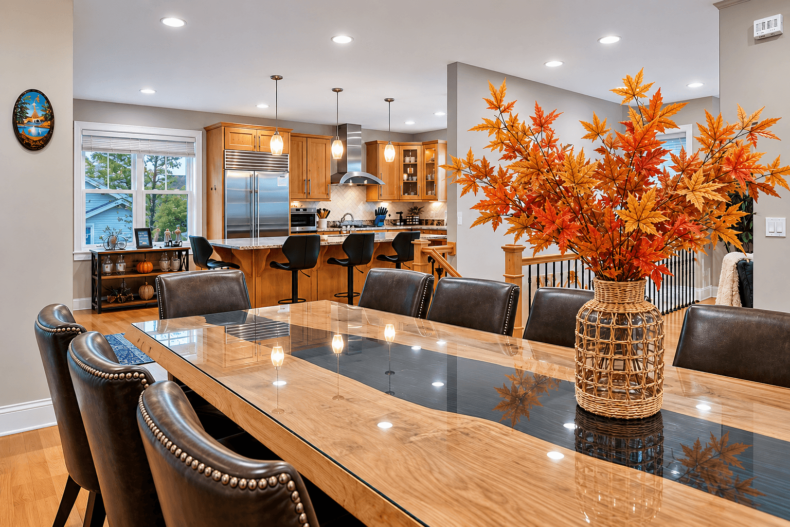 Imagine Feasting in Elegance: Gather Around Our Exquisite Dining Table for Memorable Meals!