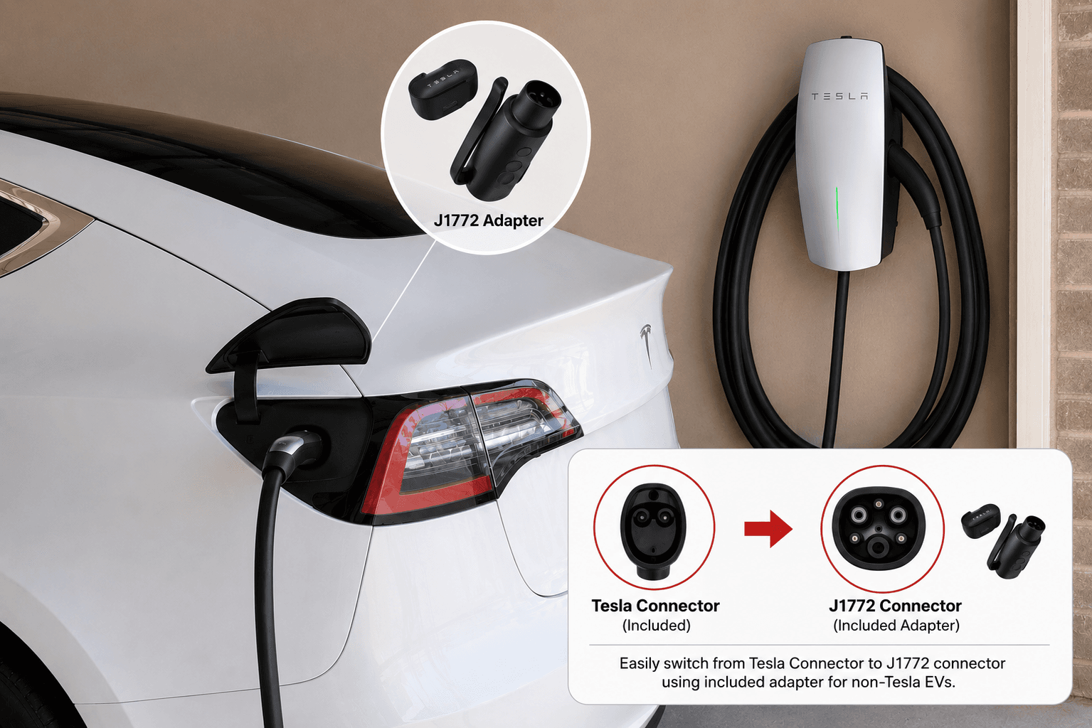 Power up! Our vacation home is equipped with Tesla EV Charger (50 AMP, level 2) with an adapter, making it convenient for electric vehicle owners to recharge. For BMW, Benz, Porsche, Ford, Volvo, Kia, Hyundai, Nissan, Chevrolet, and so on. 