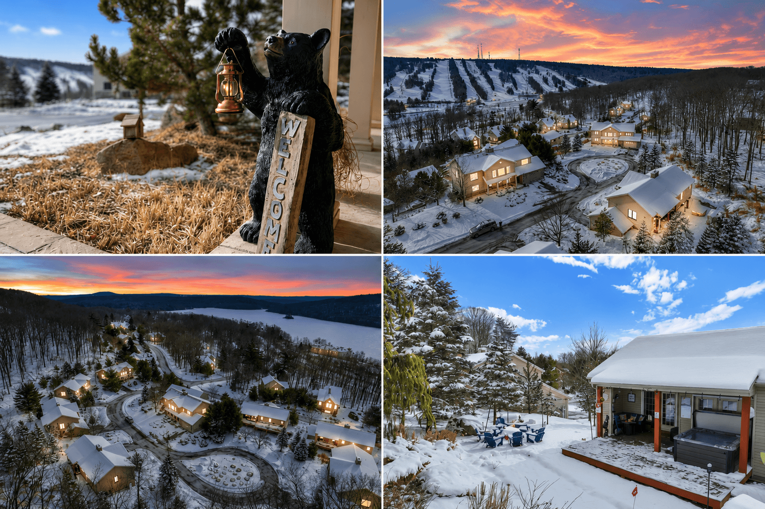 Stay where adventure meets relaxation — minutes from Big Boulder & Jack Frost Ski Resorts. This Lake Harmony Airbnb with hot tub is surrounded by snowy slopes, peaceful lakes, and cozy mountain energy. 🌲🔥