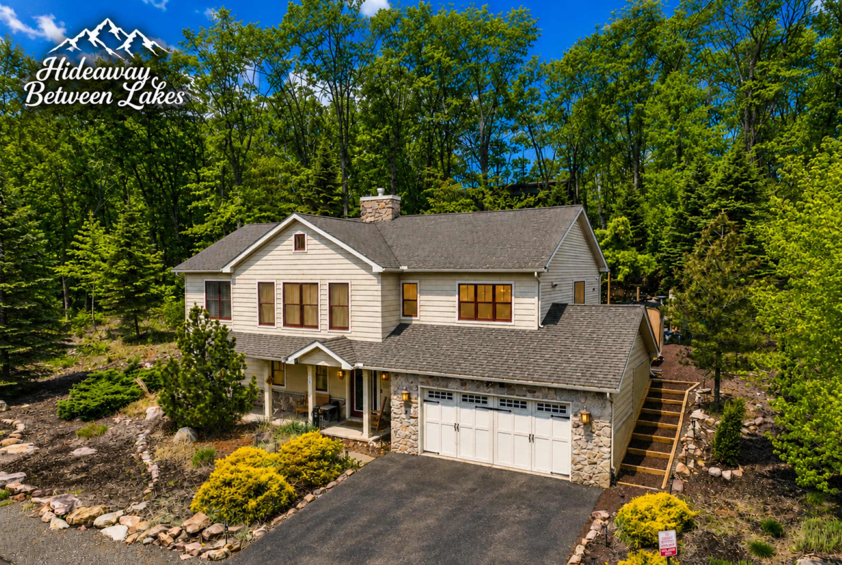 Welcome to Hideaway Between Lakes. A private Pocono retreat where luxury amenities and nature come together to create the perfect getaway.