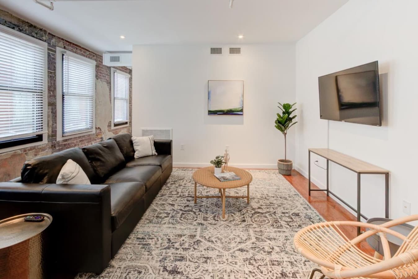 Another view of the spacious living space.