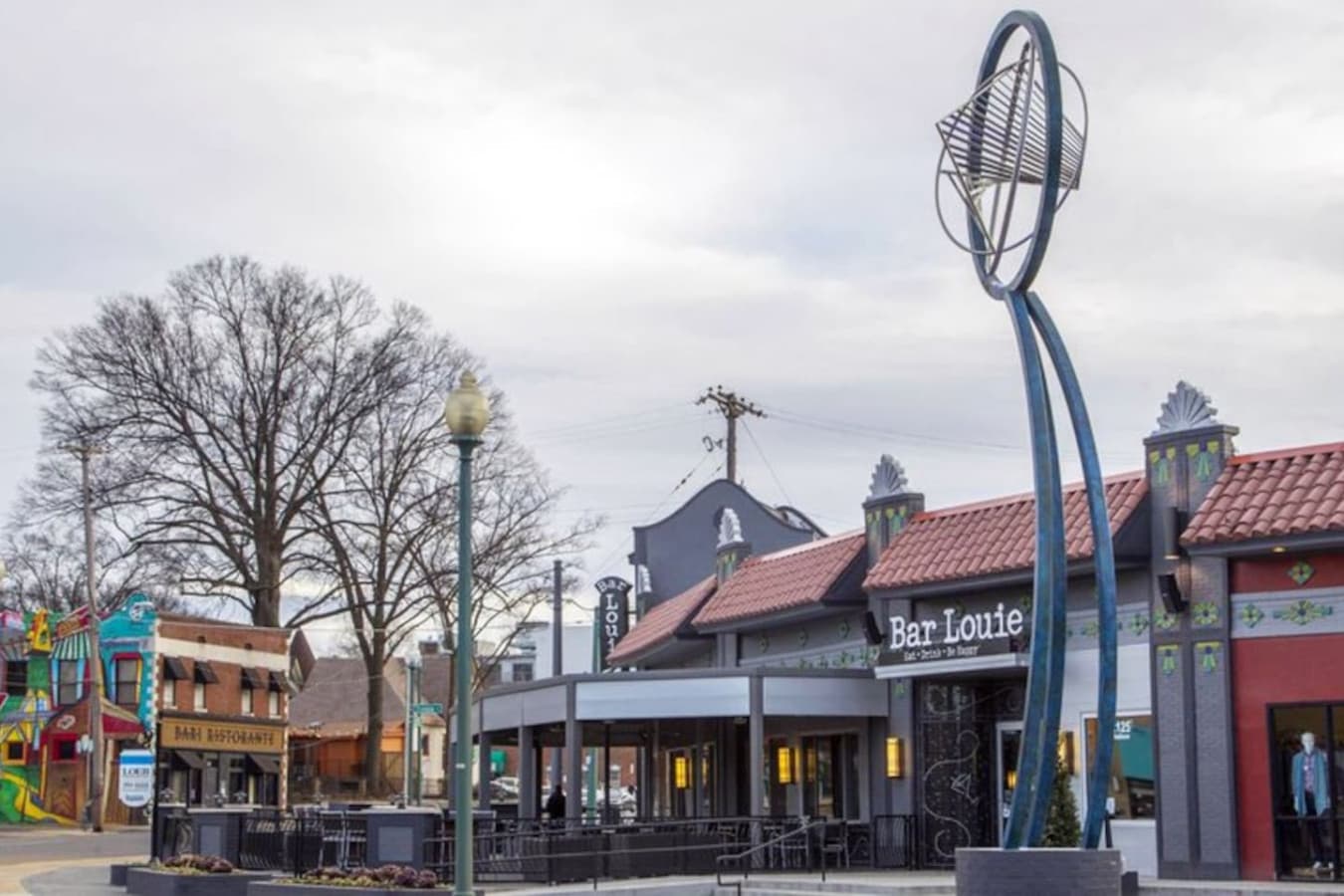 Overton square just 12 mins drive away.
