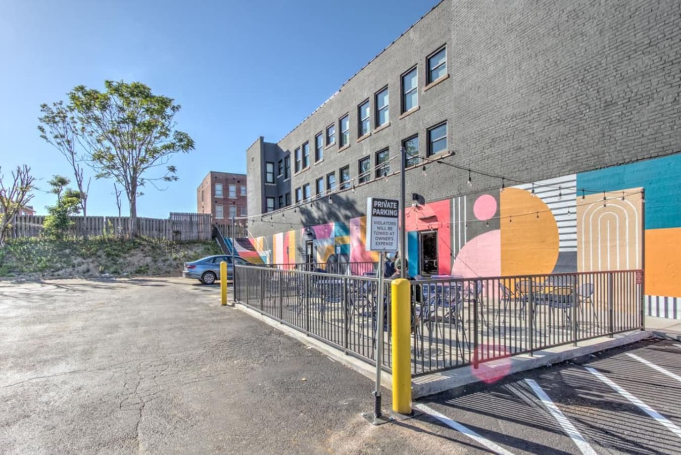 Each unit will have 1 available parking spot for the duration of stay. Easily accessible, just beside the building.