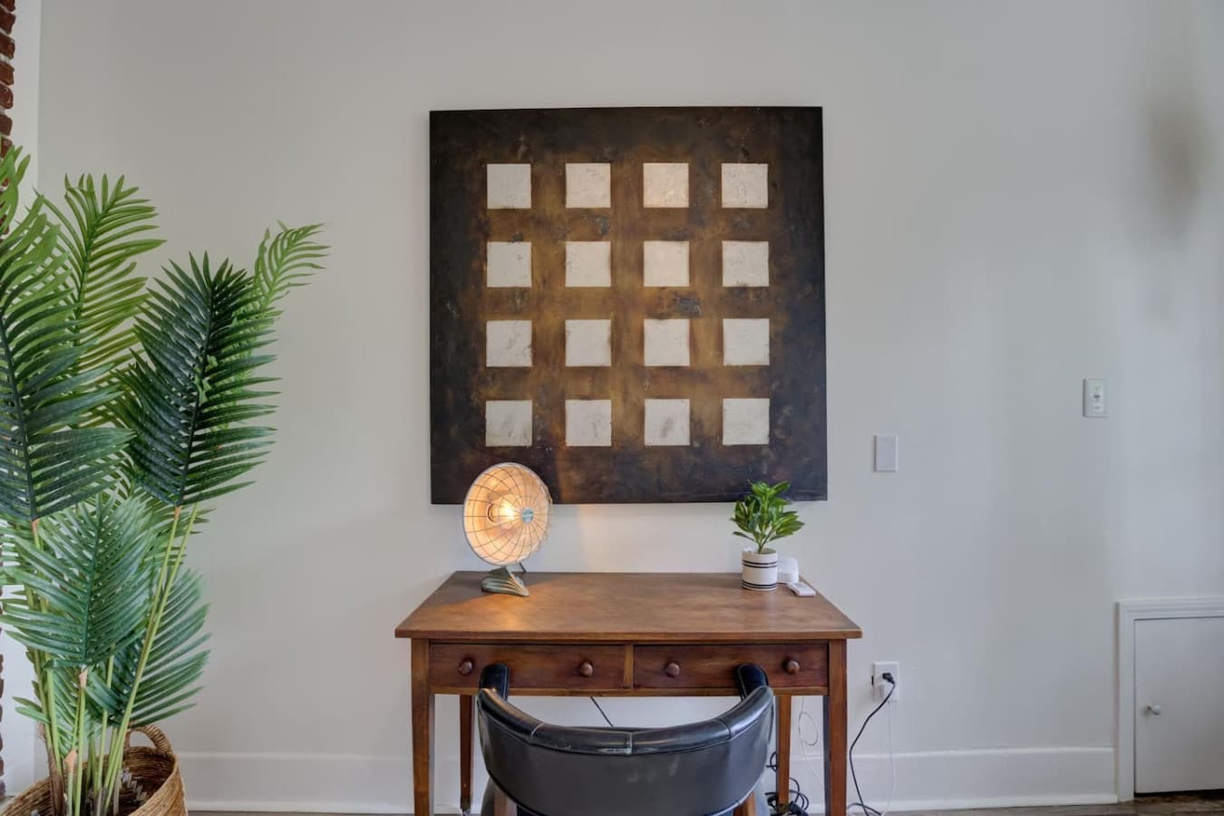 A separate workspace so you can get some work done—because one office wasn't enough, there's another in the guest house.