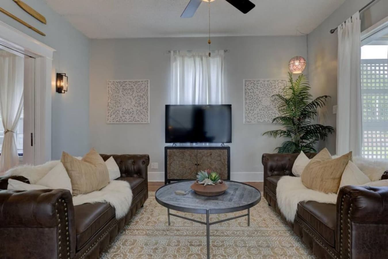Two couches, one remote, endless possibilities.