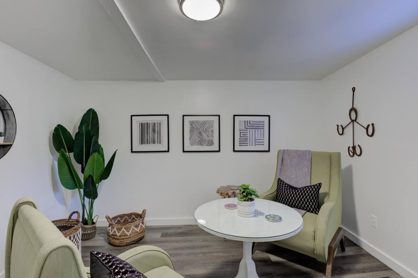 Lounge around, sit back, and relax in the guest room