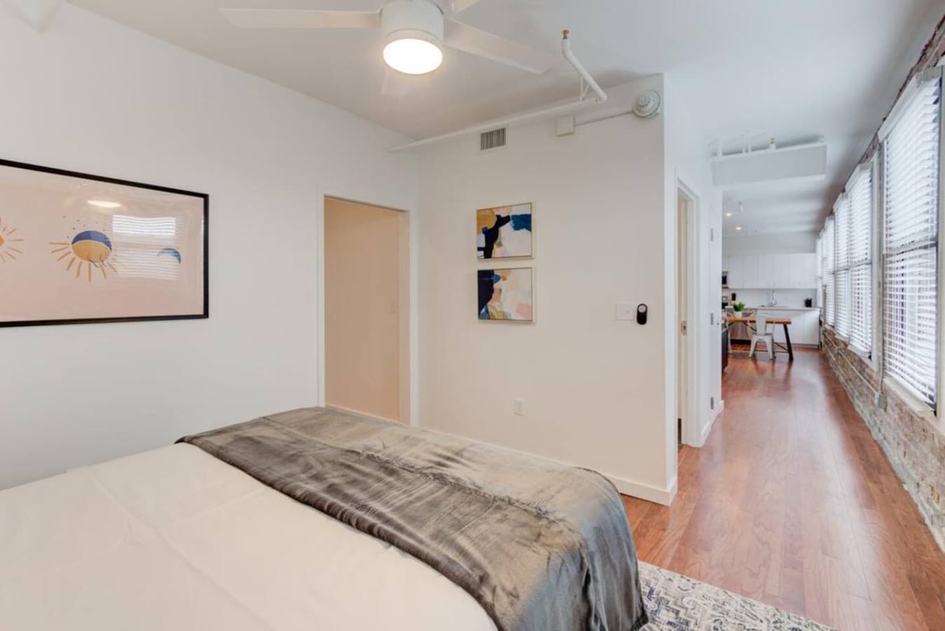 A pleasant flow and plenty of natural light that boost a cheery mood and energy all day.