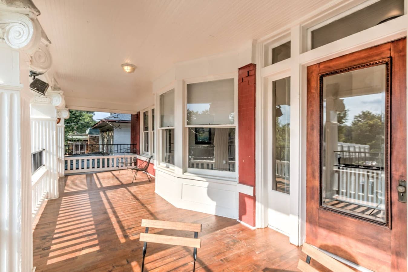 **Please note this is a shared space** the front porch upstairs which you are more than welcome to use